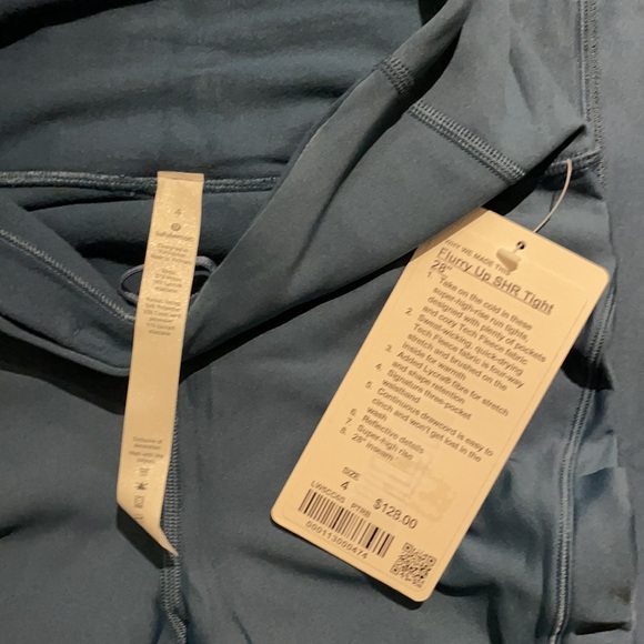 Lululemon Flurry Up High-Rise Tight - Petrol Blue - Picture 8 of 9